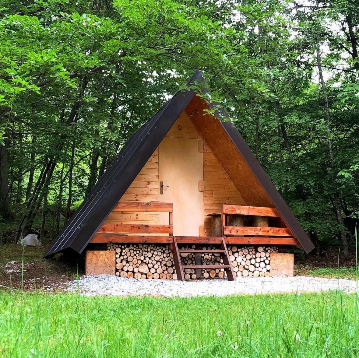 Hotel Glamping Krn Kobarid Exteriér fotografie